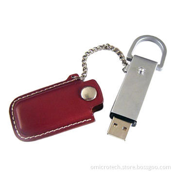Leather USB Flash Drive, USB 2.0 Interface